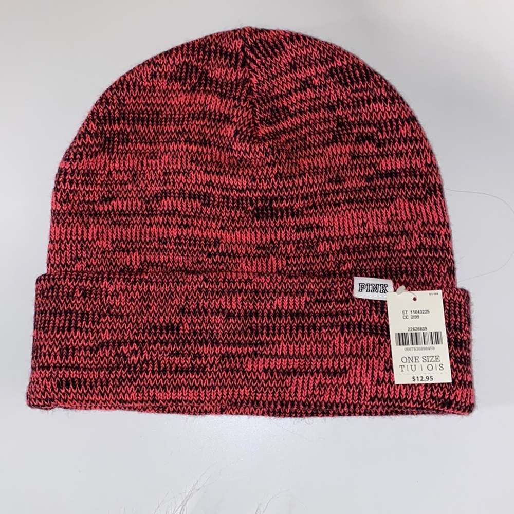 Victoria Secret PINK pink multicolor beanie - NEVER WORN